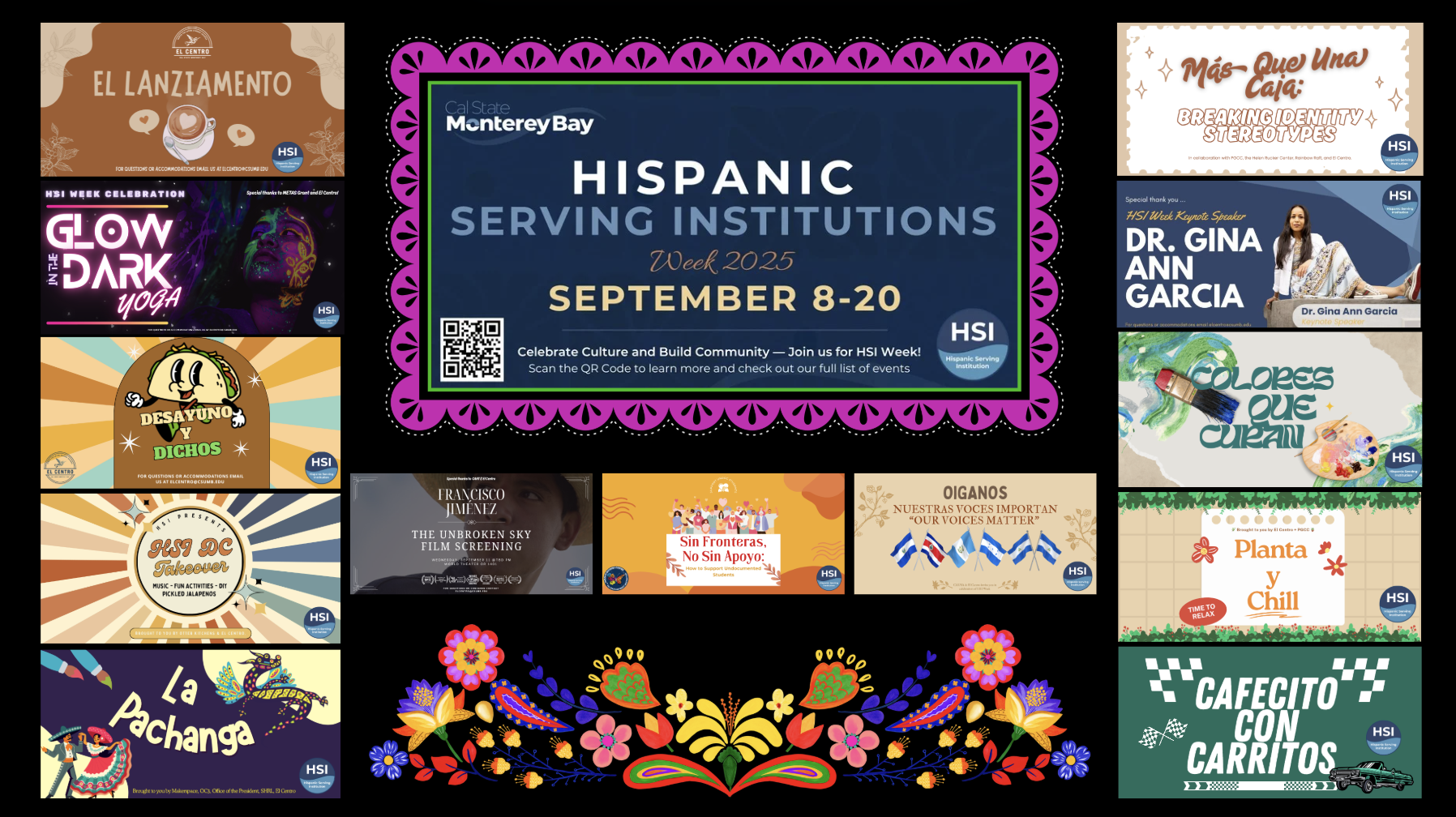 Event banners for HSI Week 2025